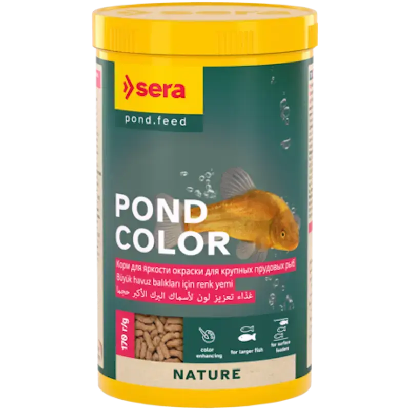 Barība dīķa zivīm - Sera Pond Color Sticks 1000ml (170g)