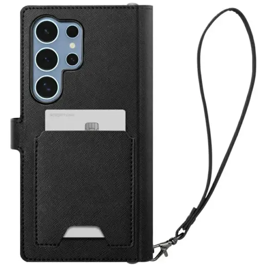 Etui Spigen Wallet "S" do Samsung Galaxy  S25 Ultra czarny