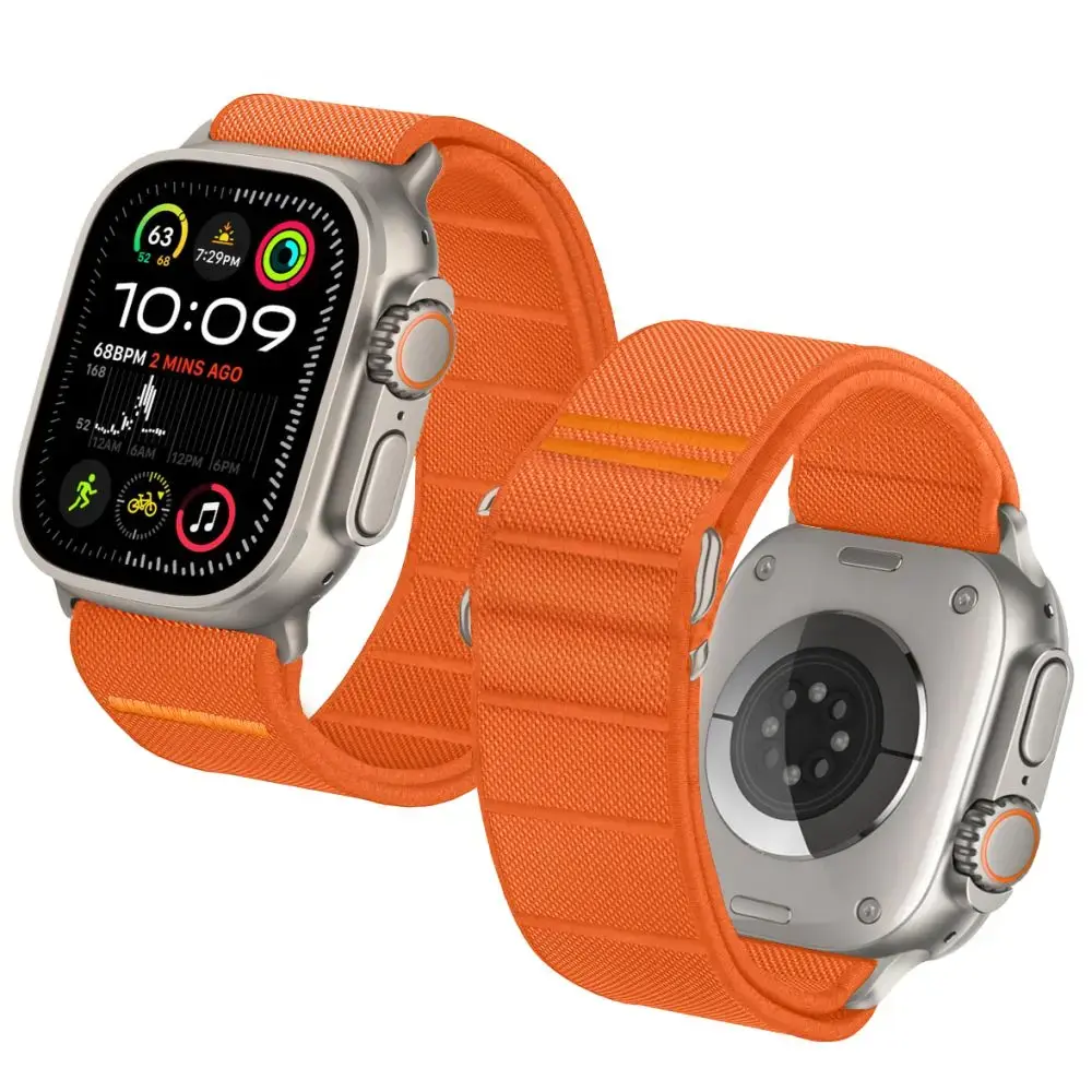 TECH-PROTECT NYLON SLIP APPLE WATCH 6 | 7 | 8 | 9 | 10 | SE | ULTRA 1 | 2 (44 | 45 | 46 | 49 MM) ORANGE