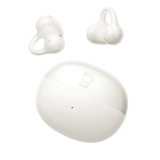 OWS Baseus Bass BC1 Earphones with Clip - White