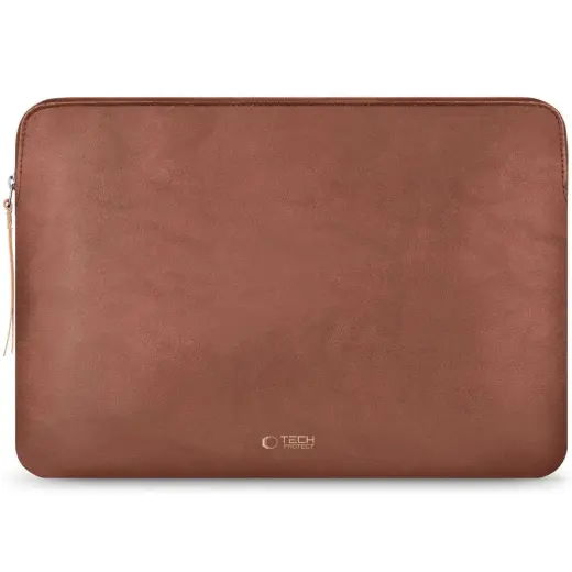 Tech-Protect Fleece Laptop Bag 13-14 - Brown