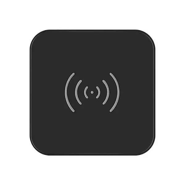 Wireless Induction Charger QI Universal Fast Charge - T-511 Square BLACK (min. 2A)