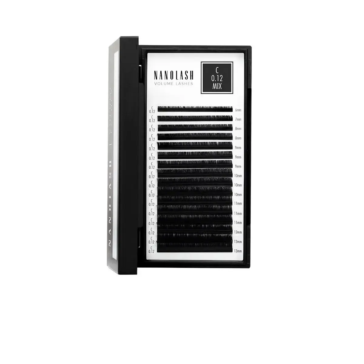 Nanolash - Volume Lashes Pestanas Postizas 012 C 6 13 Mm 1 U