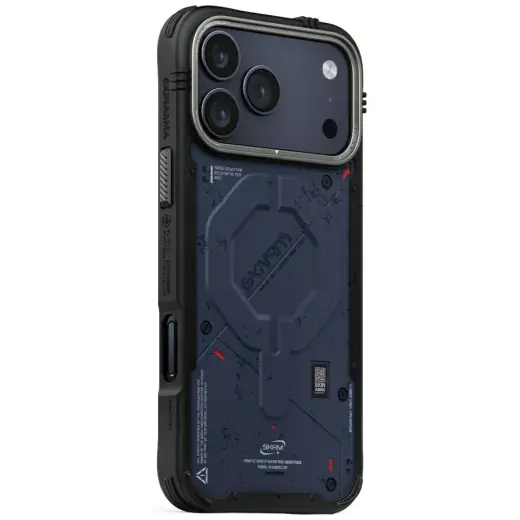 Skinarma Vigor telefono dėklas su MagSafe palaikymu iPhone 17 Pro Max mėlynas