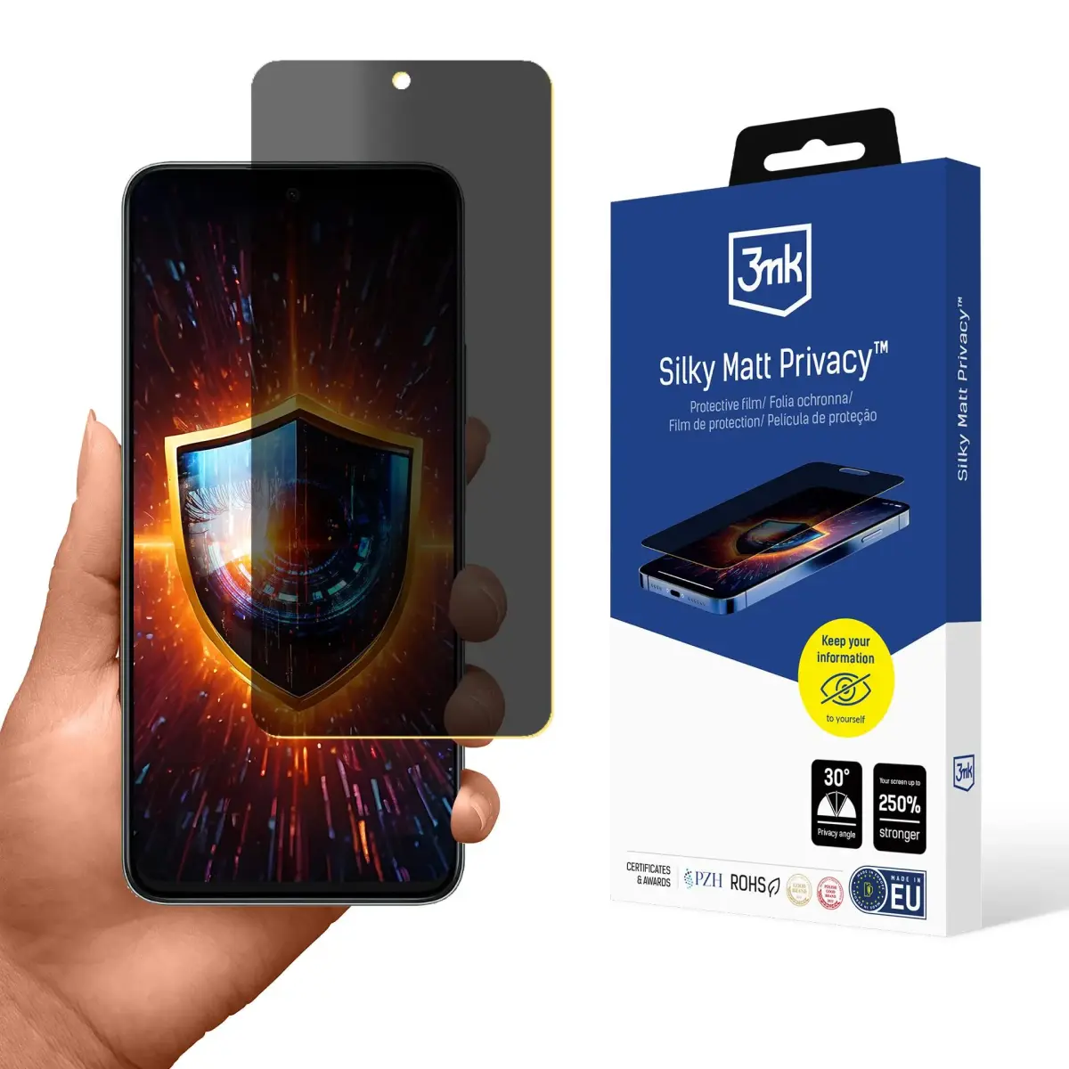 Honor 200 Smart - 3mk Silky Matt Privacy
