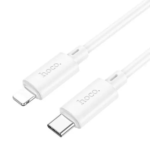 Hoco X88 data transfer and charging cable | USB-C to Lightning | PD | 20W | 1m | white