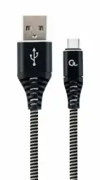 Gembird data transfer and charging cable | USB-A to USB-C | 1m | black