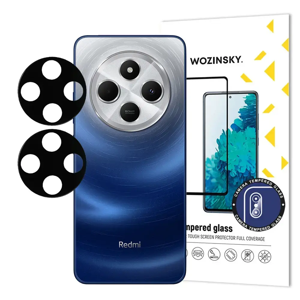 Wozinsky Full Camera Glass for Xiaomi Redmi Note 14 5G, 2-pack