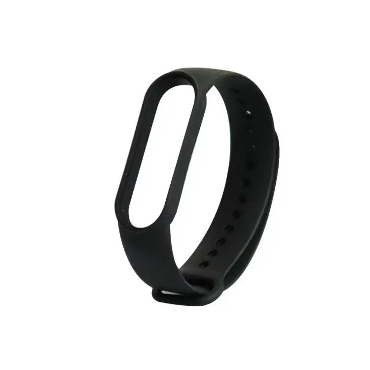 Telcon smartwatch strap for Xiaomi Mi Band 5/6 | Silicone | black