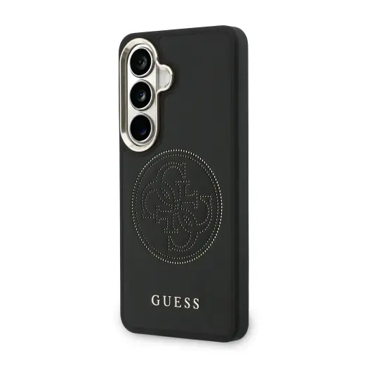 Guess PU Perforated 4G Logo maciņš telefonam Samsung Galaxy S26 (S942) melns