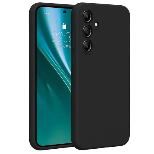 Etteri Silicone phone case for Samsung Galaxy A55 5G black