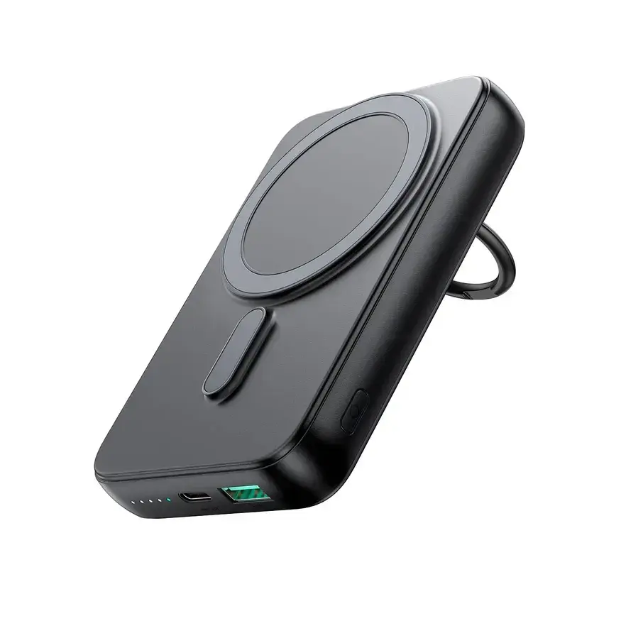 Joyroom JR-W050 ārējais akumulators (powerbank) | 10 000 mAh | 20W | USB-C, MagSafe, Wireless | melns