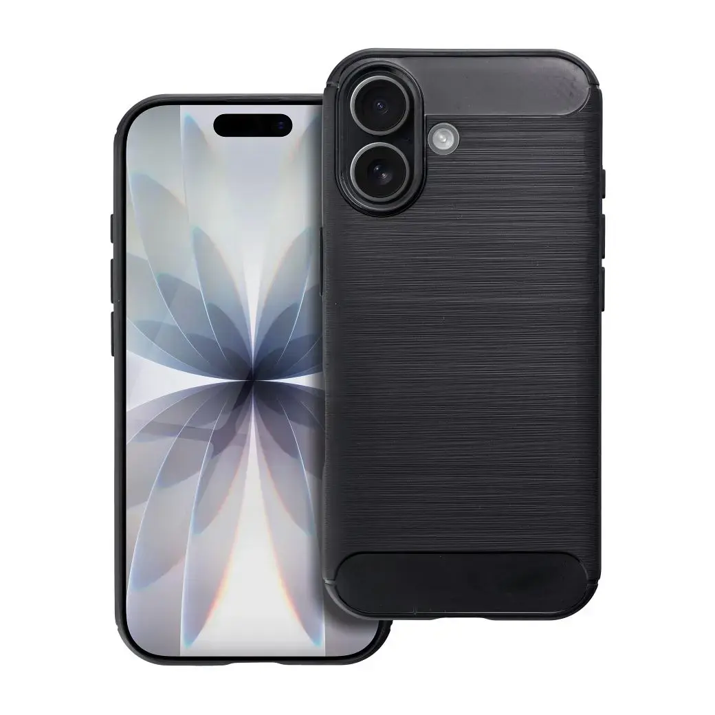 Carbon maciņš telefonam iPhone 17 melns