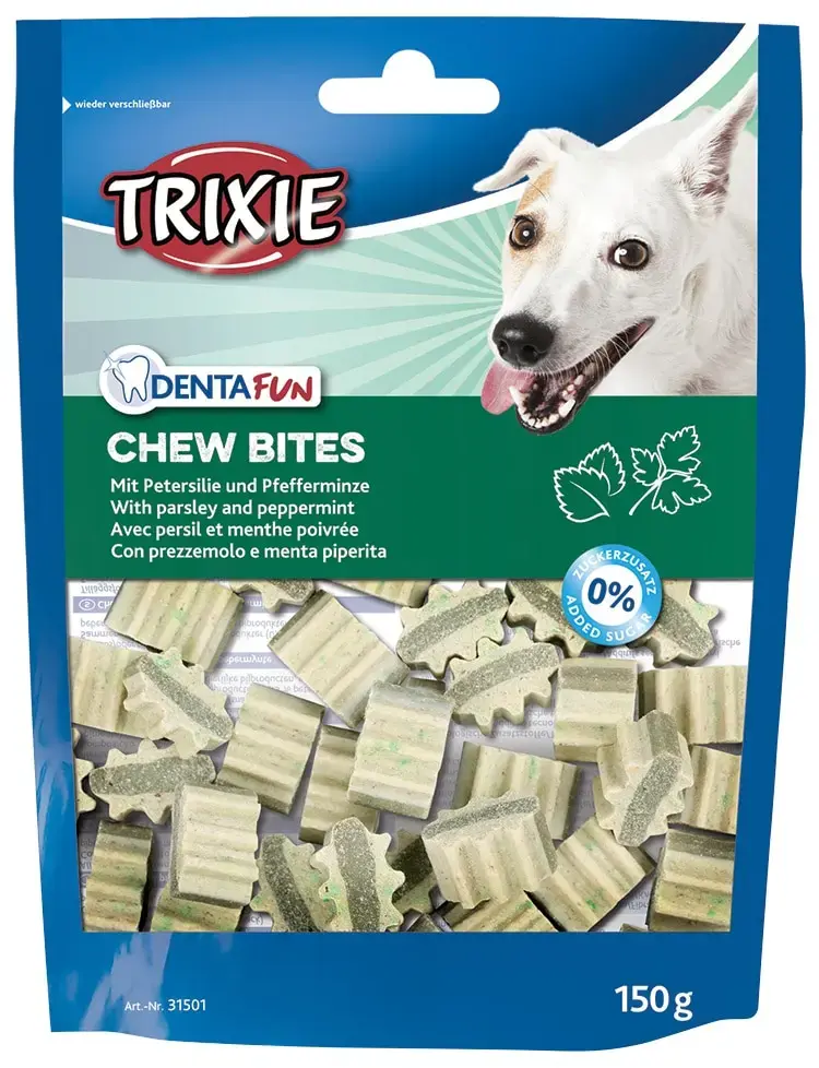 Treats for dogs - Trixie Denta Fun Chew Bites, 150 g