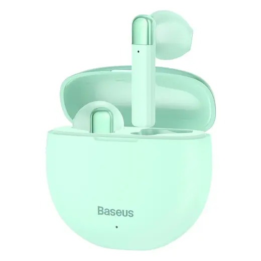 Wireless headphones Baseus Encok W2, Bluetooth 5.0 (mint)