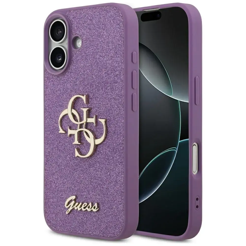 Case Guess Fixed Glitter Big 4G for iPhone 17 lilac