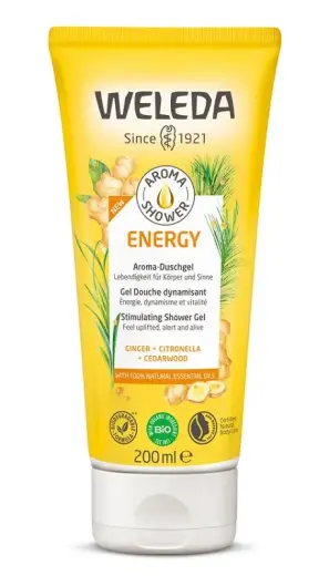 Weleda Energy Aroma Shower Gel 200ml in Clear