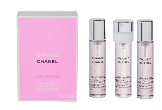 Chanel Chance Eau Tendre 3x 20 ml Refill Eau de Toilette 20 ml