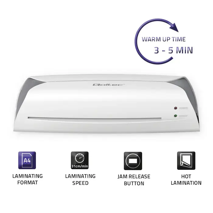 Qoltec Laminator LMR-0327 | A4