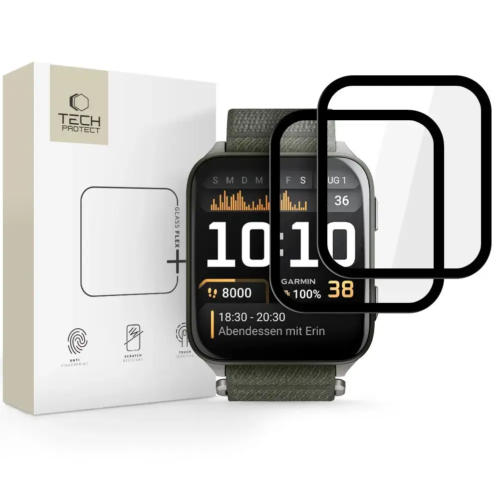 SZKŁO HYBRYDOWE TECH-PROTECT GLASS FLEX+ 2-PACK GARMIN VENU X1 BLACK