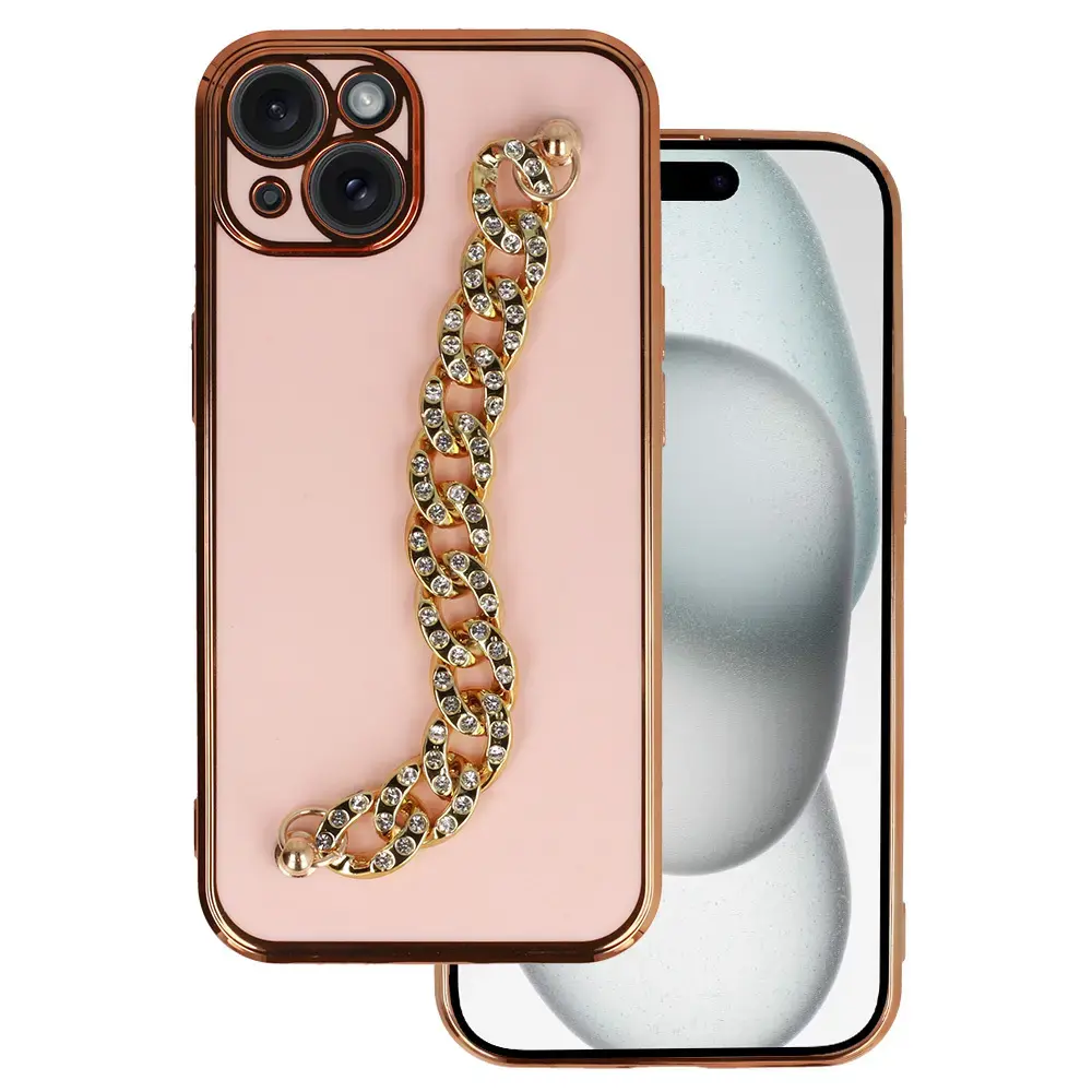 Trend maciņš telefonam iPhone 13 rozā (dizains 4)
