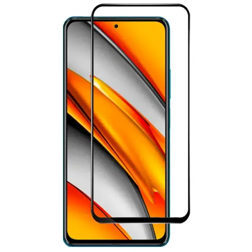 Fusion 5D glass защитное стекло для экрана Xiaomi Poco F3 | Redmi K40 Pro | K40 | K40 Pro+ Plus | Mi 11i черное