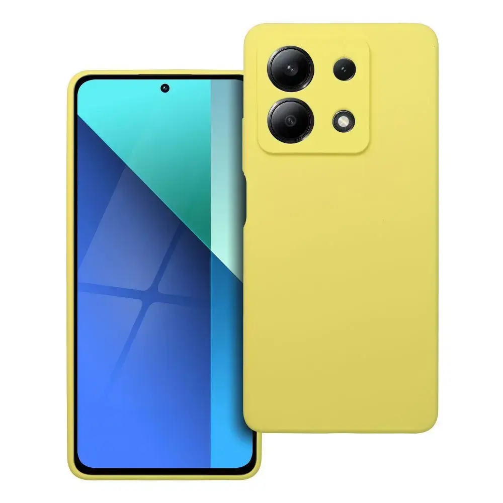 Case SILICONE 2mm for XIAOMI REDMI NOTE 13 5G lemon
