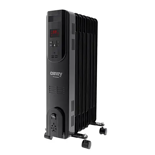 Camry  Oil-Filled Radiator with Remote Control  CR 7812  1500 W  Number of power levels 3  Black