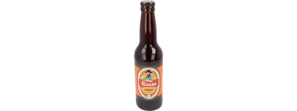 Kvass RĒZEKNIS BRYUVERS Latgales, 1,2%, stiklā, 0.33l (DEP).