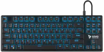 Klaviatūra Savio Tempest RX Outemu Blue