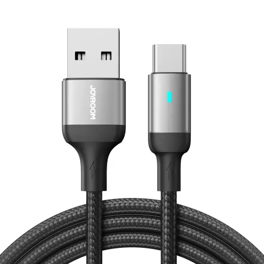 Joyroom S-UC027A10 datu pārraides un uzlādes vads | USB-A uz USB-C | 15W | 1.2m | melns