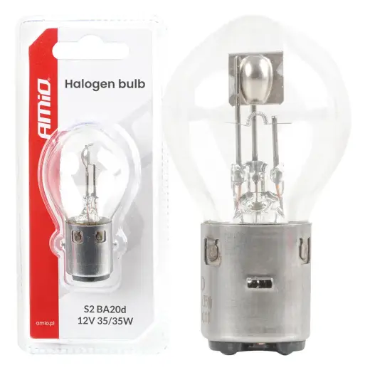 Halogen bulb S2 12V 35/35W BA20d 1pcs