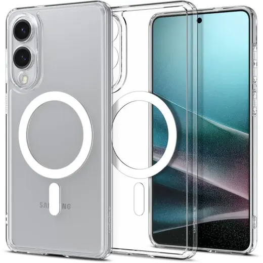 Spigen Ultra Hybrid Mag Case with MagSafe for Samsung Galaxy S25 Edge - Clear
