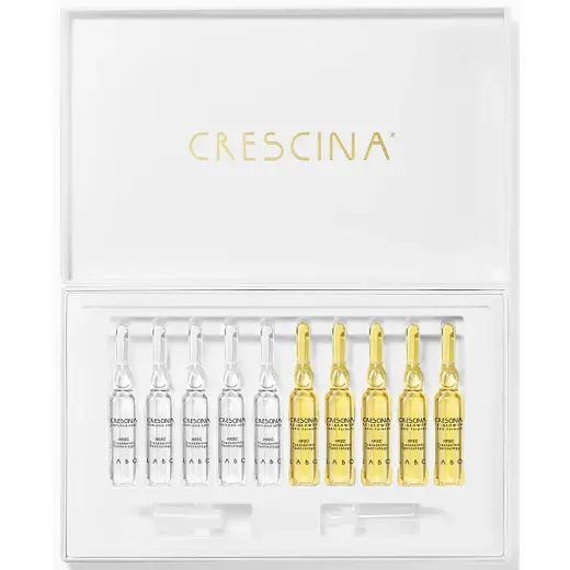 Labo, Crescina, Transdermic HFSC 500, For Growth Stimulation, Ampoules Treatment Serum, For Scalp, For Women, 10 + 10 pcs, 3.5 ml