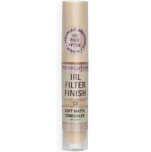 Makeup Revolution, IRL Filter Finish, Cover Dark Spots, Cream Concealer, C6, 6 g