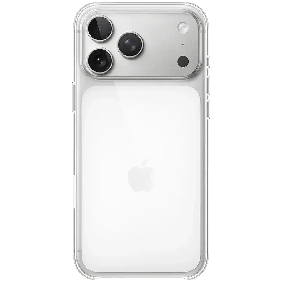 Apple MGFW4ZM/A Clear phone case with MagSafe support for iPhone 17 Pro Max transparent