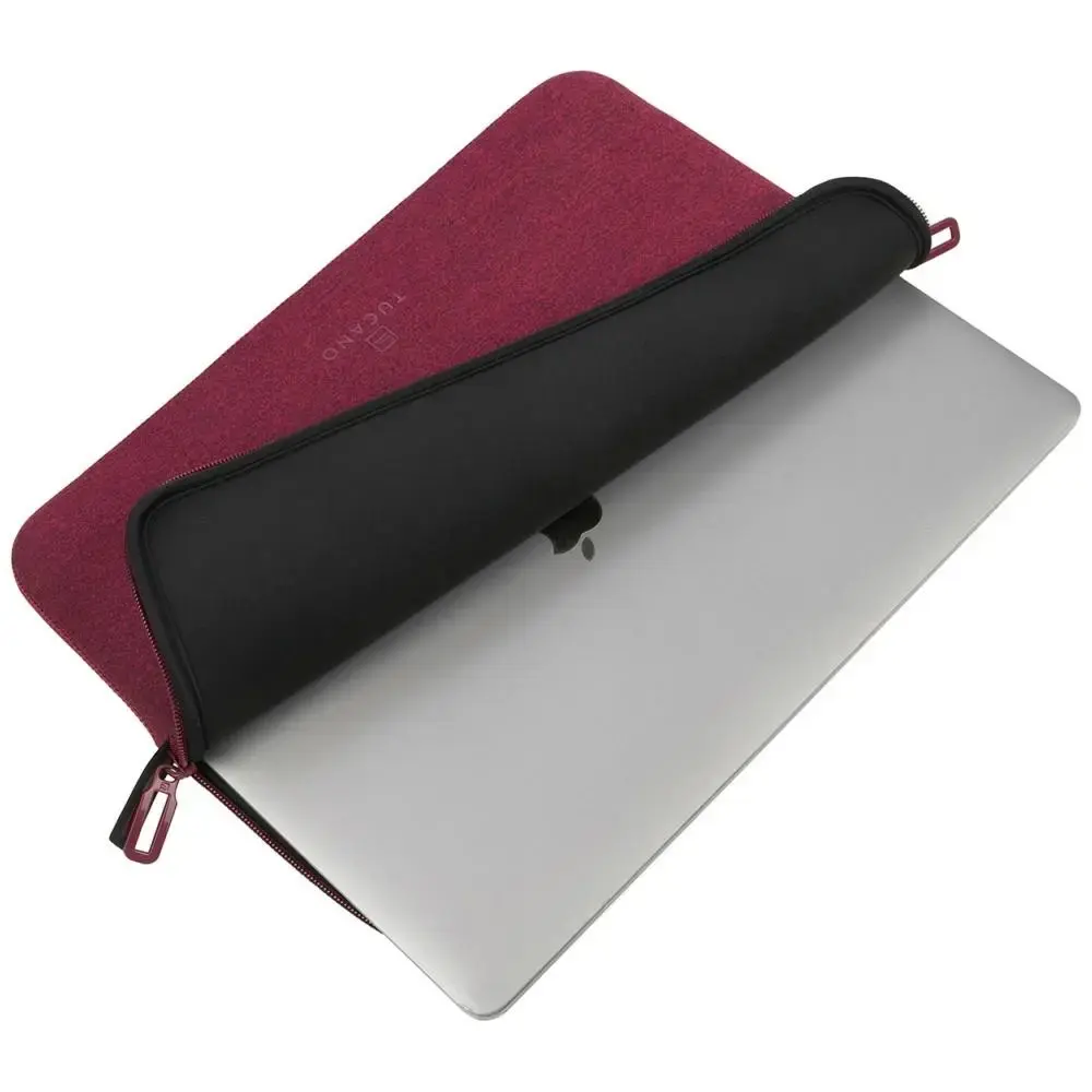 Laptop Bag Tucano Melange Sleeve   15.6" for laptop 15.6" burgundy