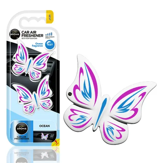 Car air freshener AROMA FANCY SHAPES BUTTERFLY Ocean