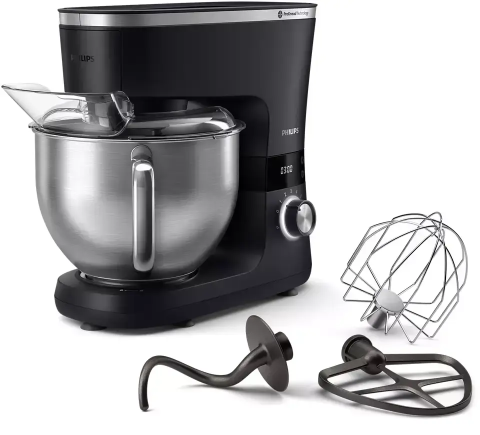 PHILIPS Virtuves kombains, 1000W, melns