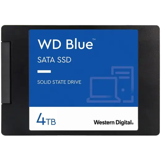 SSD POWERED BY SANDISK  Blue SA510 4TB SATA, 2.5'', 7mm, Read/Write: 560/520 MBps, IOPS 87K/83K, TBW: 600