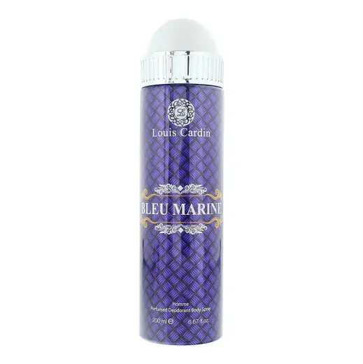 Louis Cardin, Bleu Marine, Deodorant Spray, For Men, 200 ml