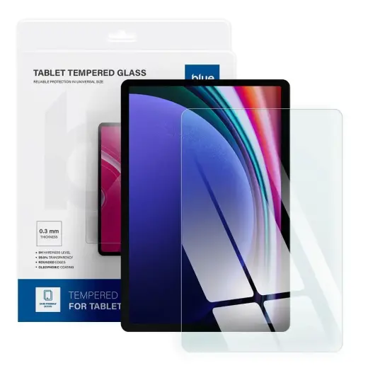 Tempered glass to Samsung Galaxy Tab S9+ 12.4" Blue Star