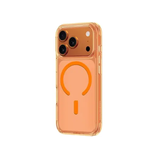 AmazingThing Minimal telefoni ümbris MagSafe toega iPhone 17 Pro oranž