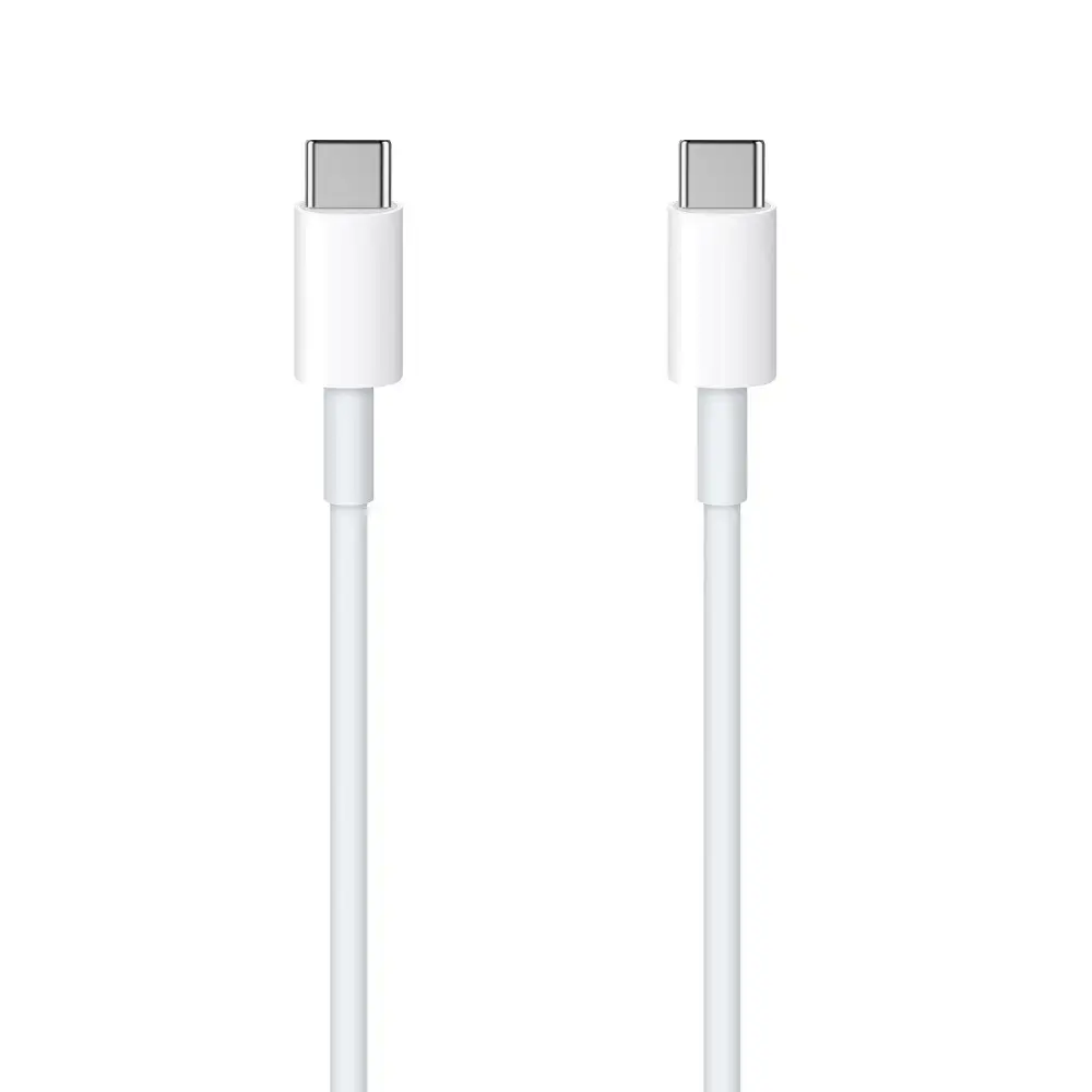 Setty cable USB-C - USB-C 1,0 m 3A white