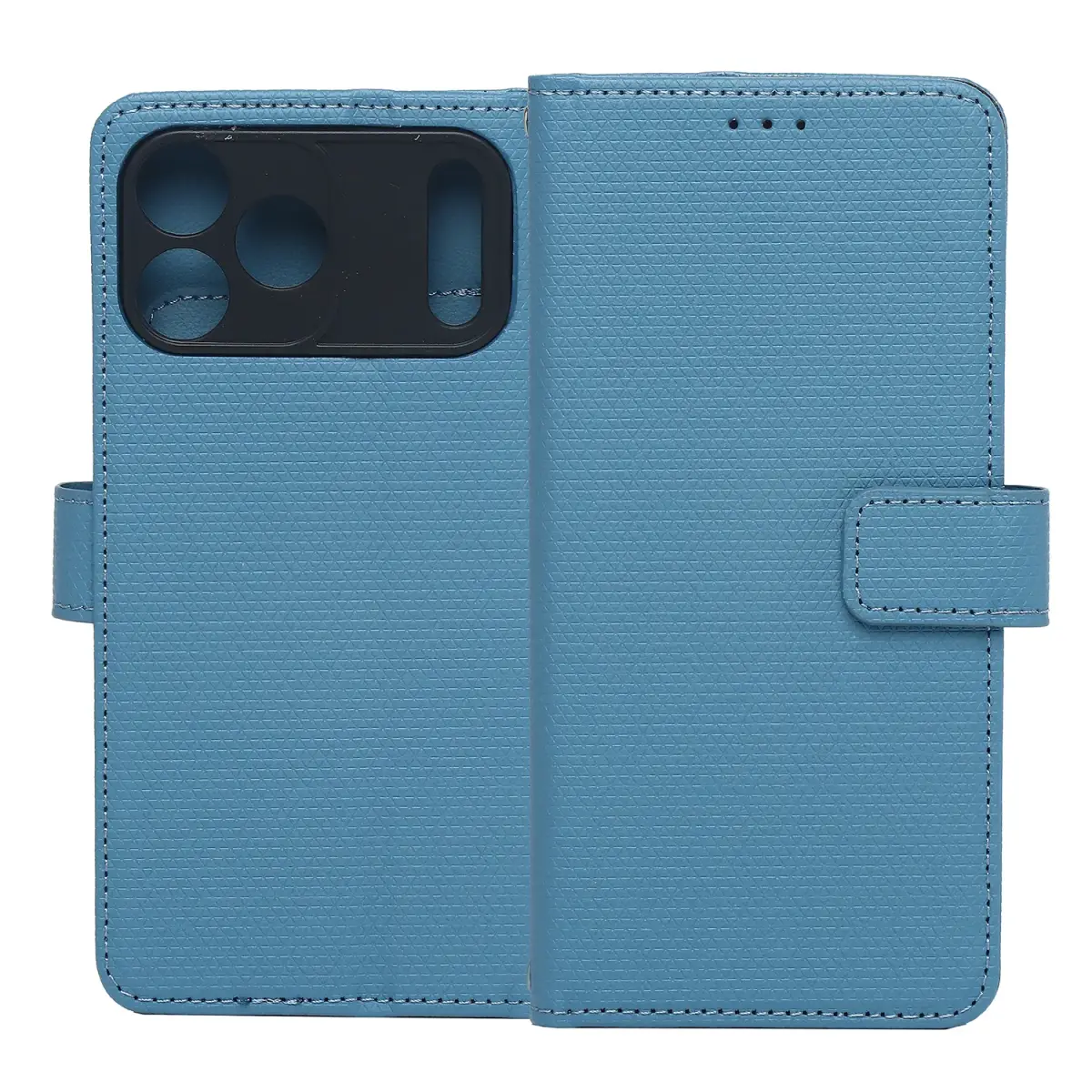 Smart Triangle grāmatveida maciņš telefonam iPhone 17 Pro Max | iPhone 18 Pro Max zils