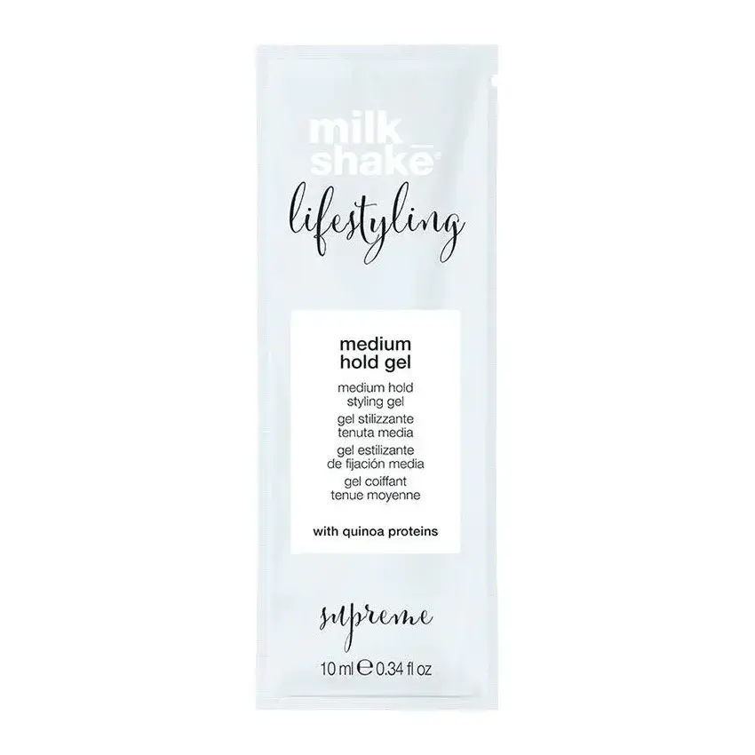 Milk Shake, Lifestyling, UV Filter, Hair Styling Gel, For Styling, Medium Hold, 10 ml