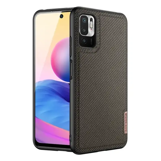 Dux Ducis Fino case covered with nylon material for Xiaomi Redmi Note 10 5G | POCO M3 PRO green