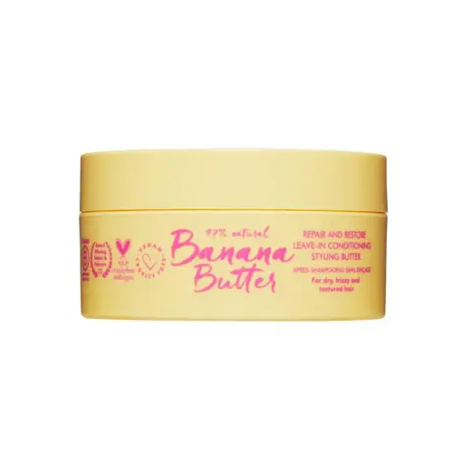 Umberto Giannini, Banana Butter, Hair Leave-In Conditioner, Repairing & Defrizzing, 200 ml