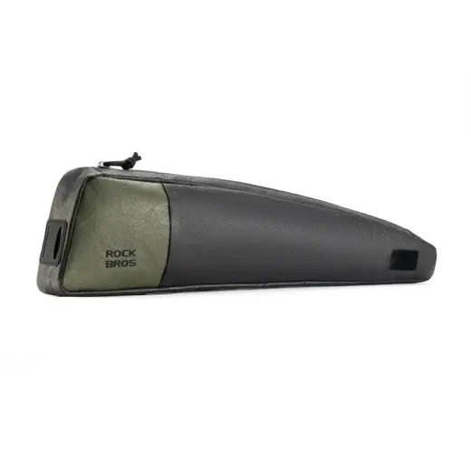 Rockbros DB005 Top Tube Bike Bag 0.9L - Black and Green