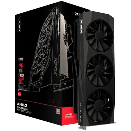 XFX Quicksilver AMD Radeon RX 9070XT 16GB GDDR6 256-bit HDMI 3xDP
